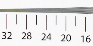 Cropped resolution chart image iso 160