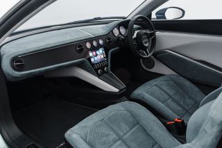 Caterham Project V electric sports car interior