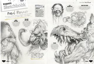 Imagine Fx issue 132 - Sketchbook, Paul Bonner