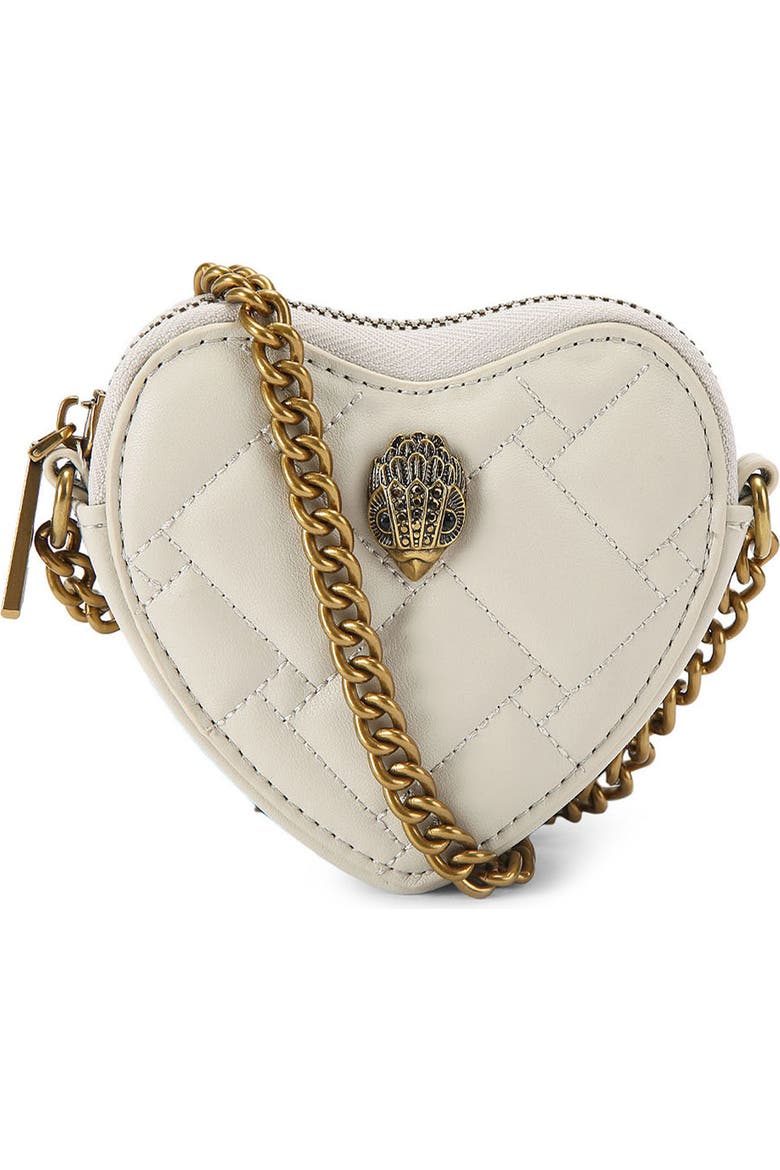 Micro Heart Leather Crossbody Bag