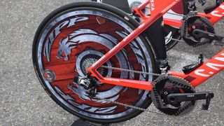 Alexander Kristoff's custom rear Zipp wheel