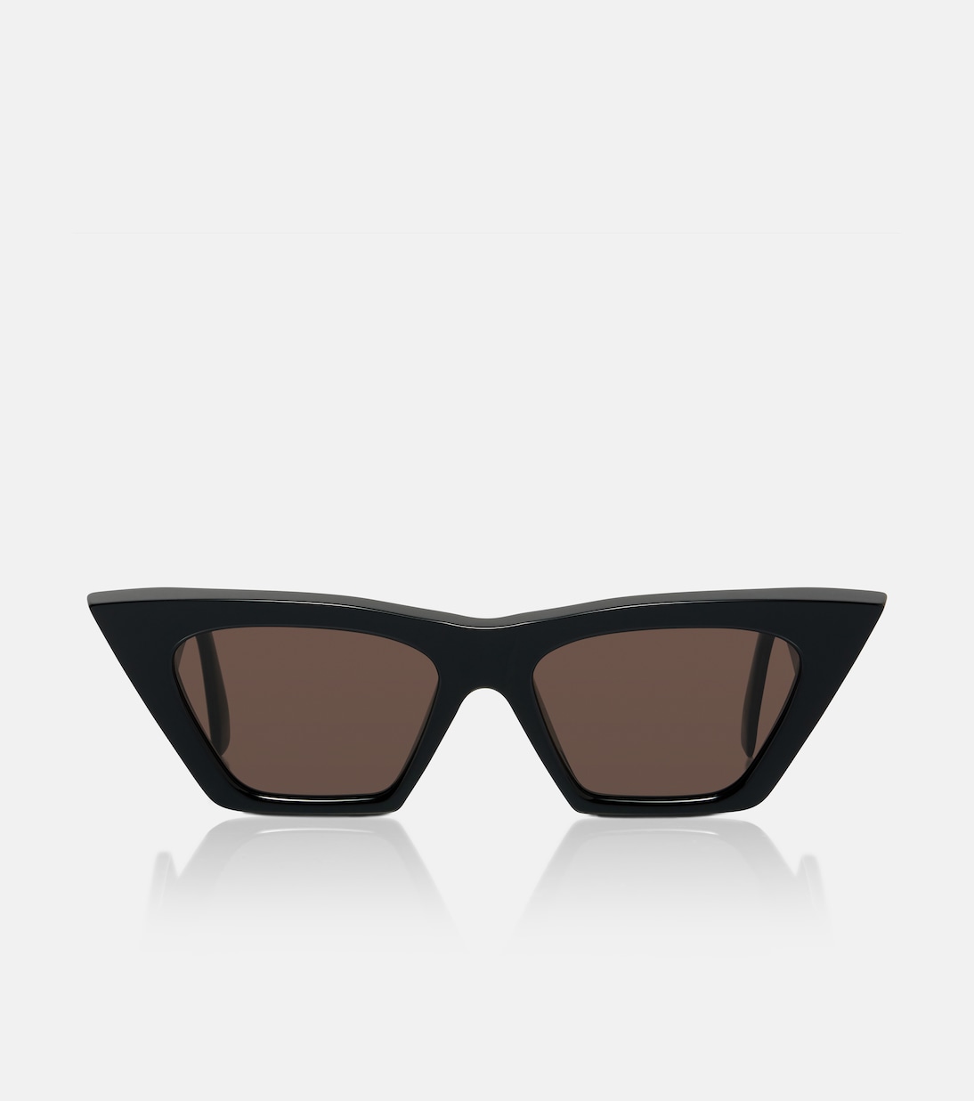 Peak Cat-Eye Sunglasses in Black - Phoebe Philo