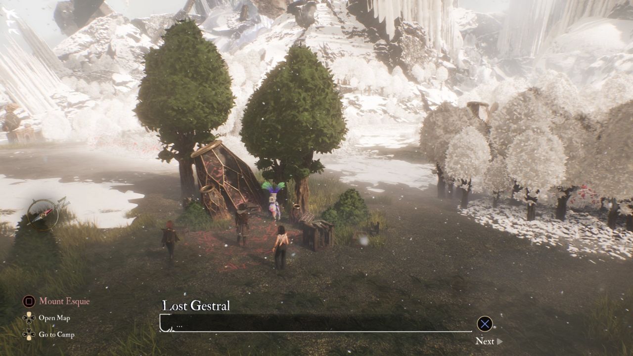 Expedition 33 lost Gestral by some trees