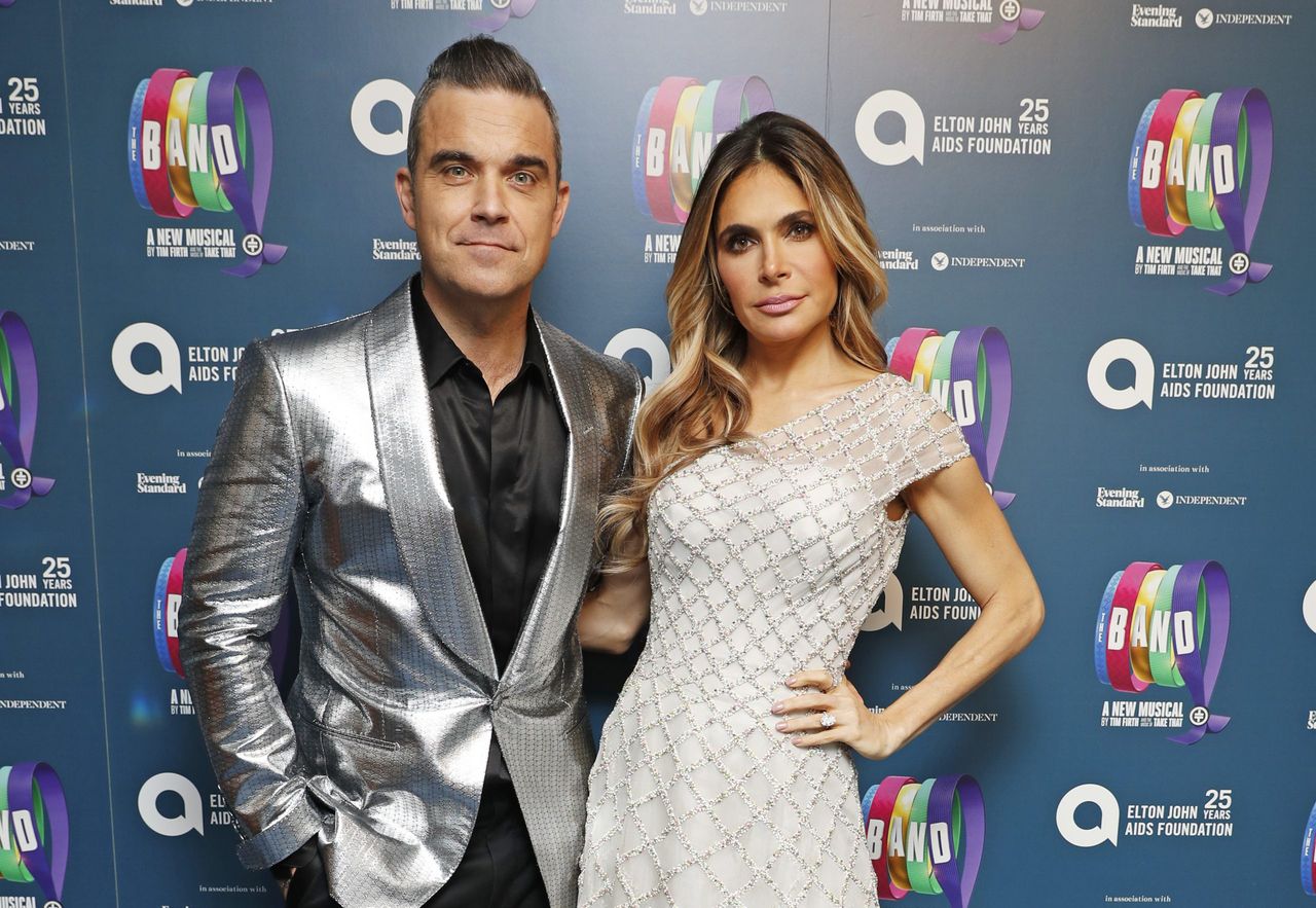 Robbie Williams and Ayda Field