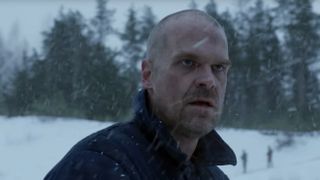 David Harbour as Jim Hopper in a teaser trailer for Stranger Things season 4