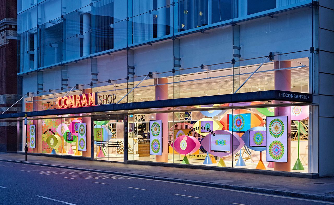 Yinka Ilori’s colours light up The Conran Shop