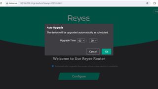 Screenshot of Reyee RG-E6 installation process