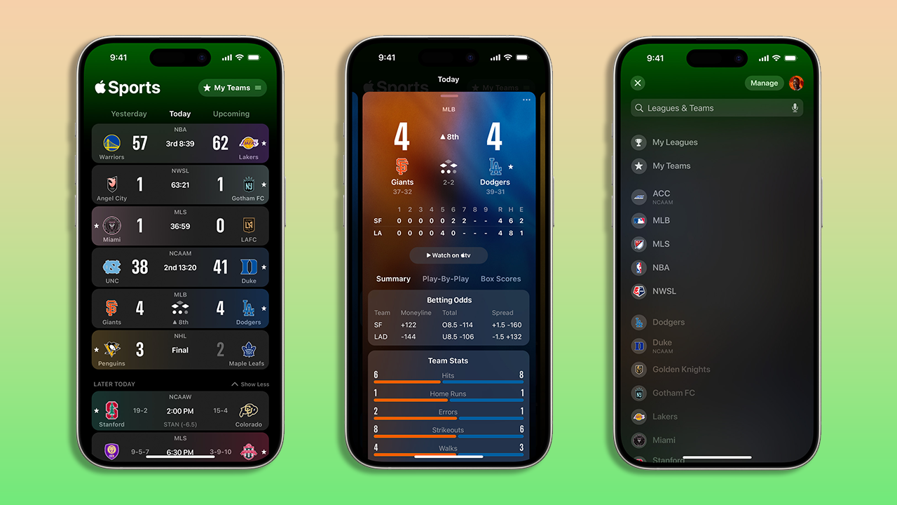 Apple Sports app