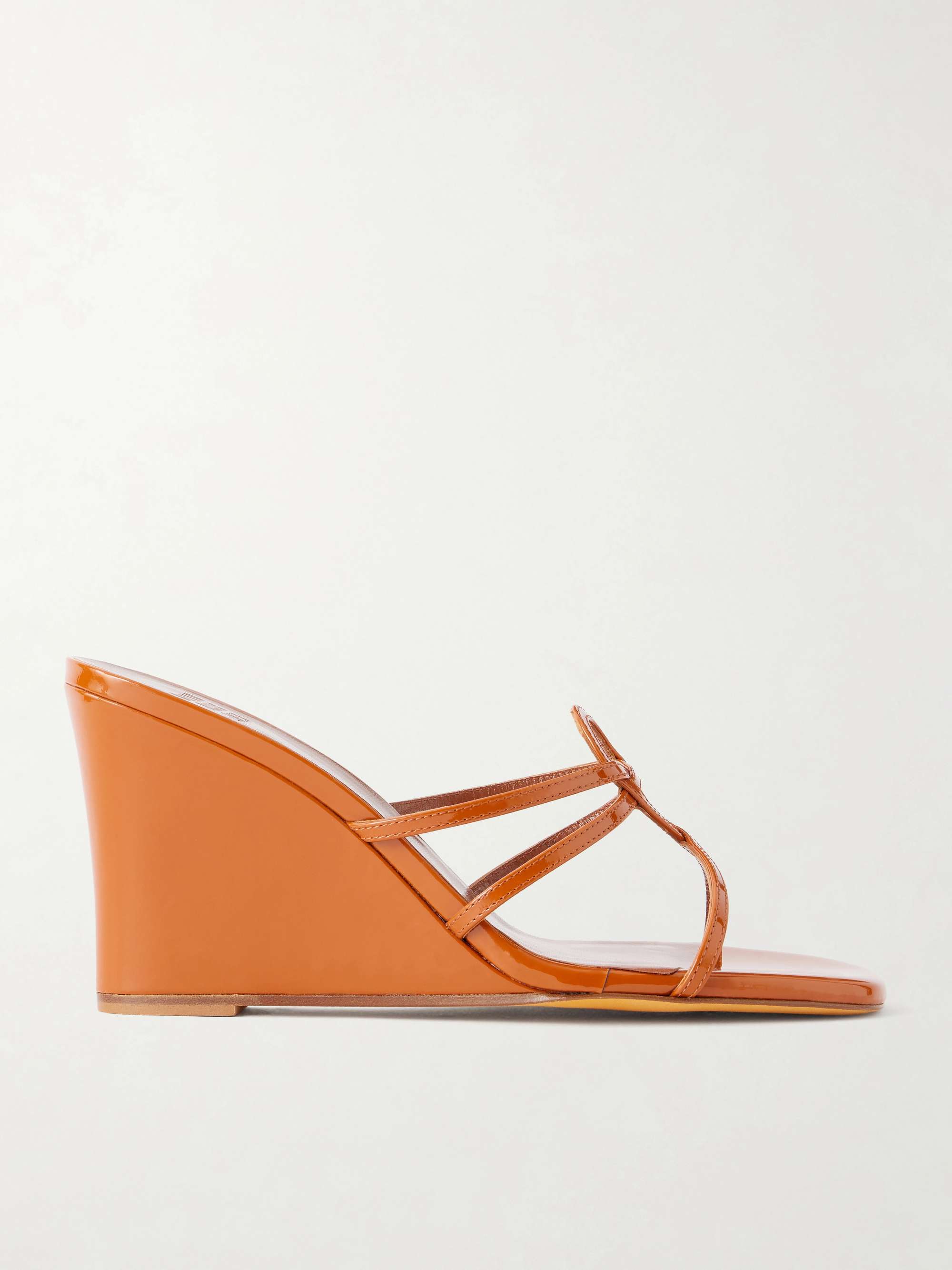 70 Opera Leather Wedge Sandals