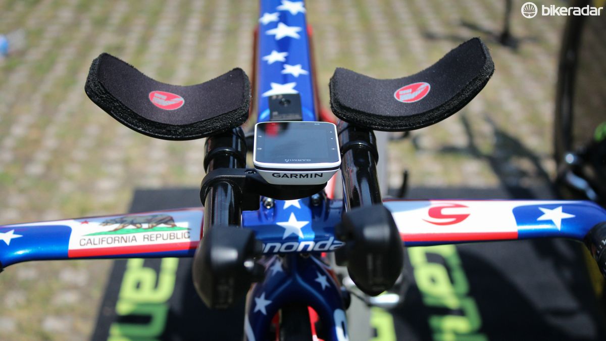 Garmin-Cannondale are using the brand new Garmin Edge 520 computers, which feature real-time Strava Live Segments. Talansky will likely be more focused on the Tour's leaderboard than the Strava leaderboard, however