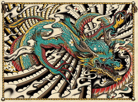 Colouring book celebrates the art of the tattoo | Creative Bloq