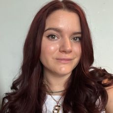 Brooke knappenberger with curled hair