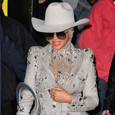 Beyoncé collaborated with Levi's once again on bedazzled denim