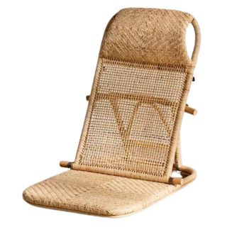 Tatami woven foldable rattan beach chair from Urban Outfitters