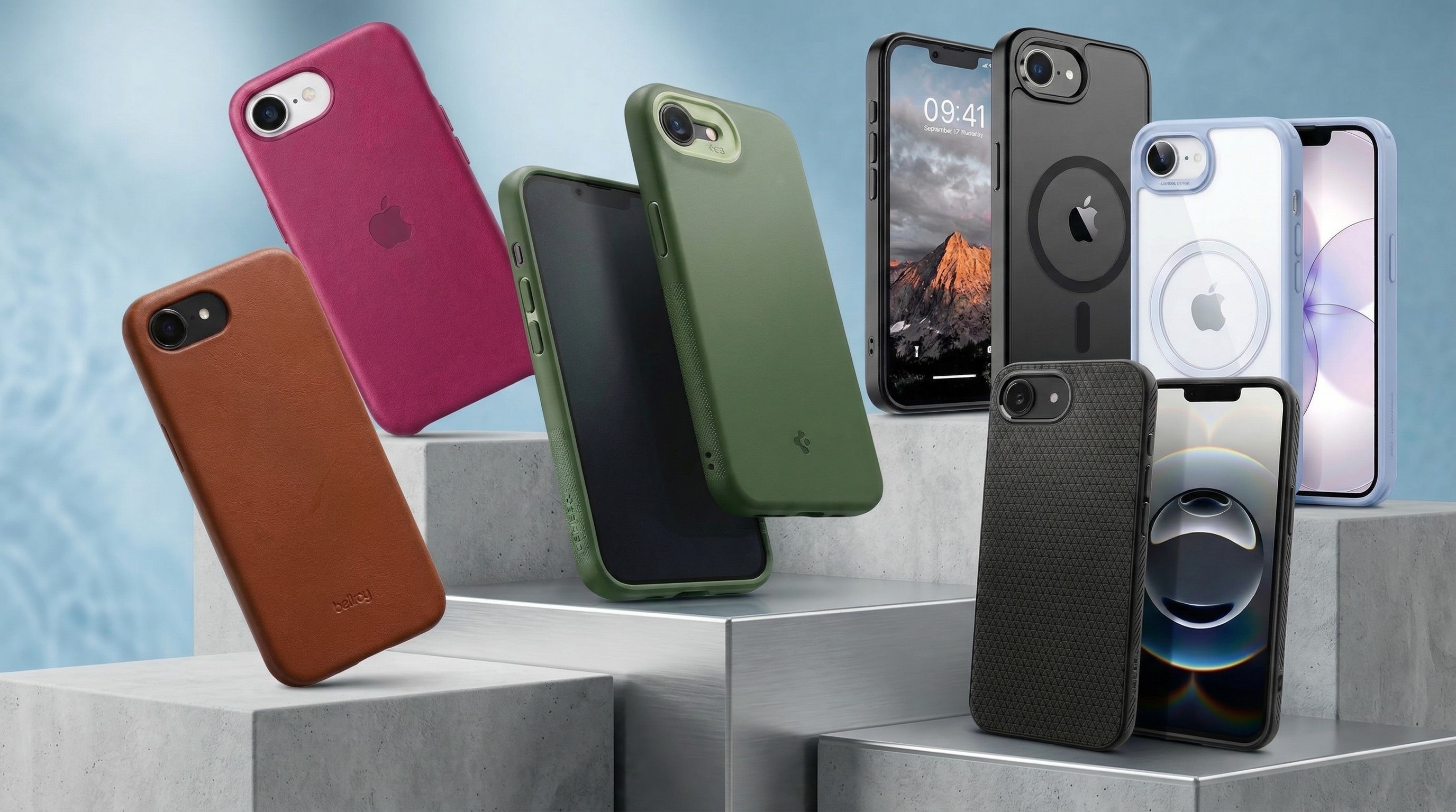 iPhone 17e case product showcase