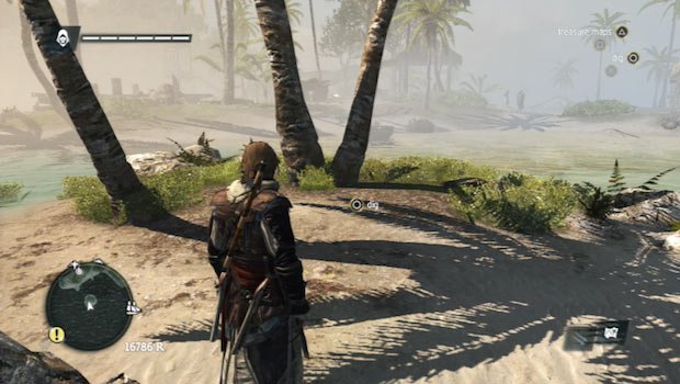 Black Flag Buried Treasure No. 6 location