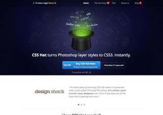 CSS Hat is a tool that can help you turn Photoshop files into CSS