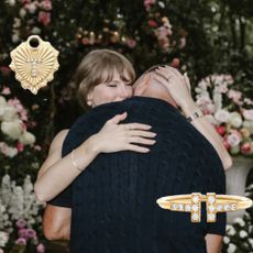 taylor swift embraces travis kelce with a foundrae t charm and tiffany ring on display