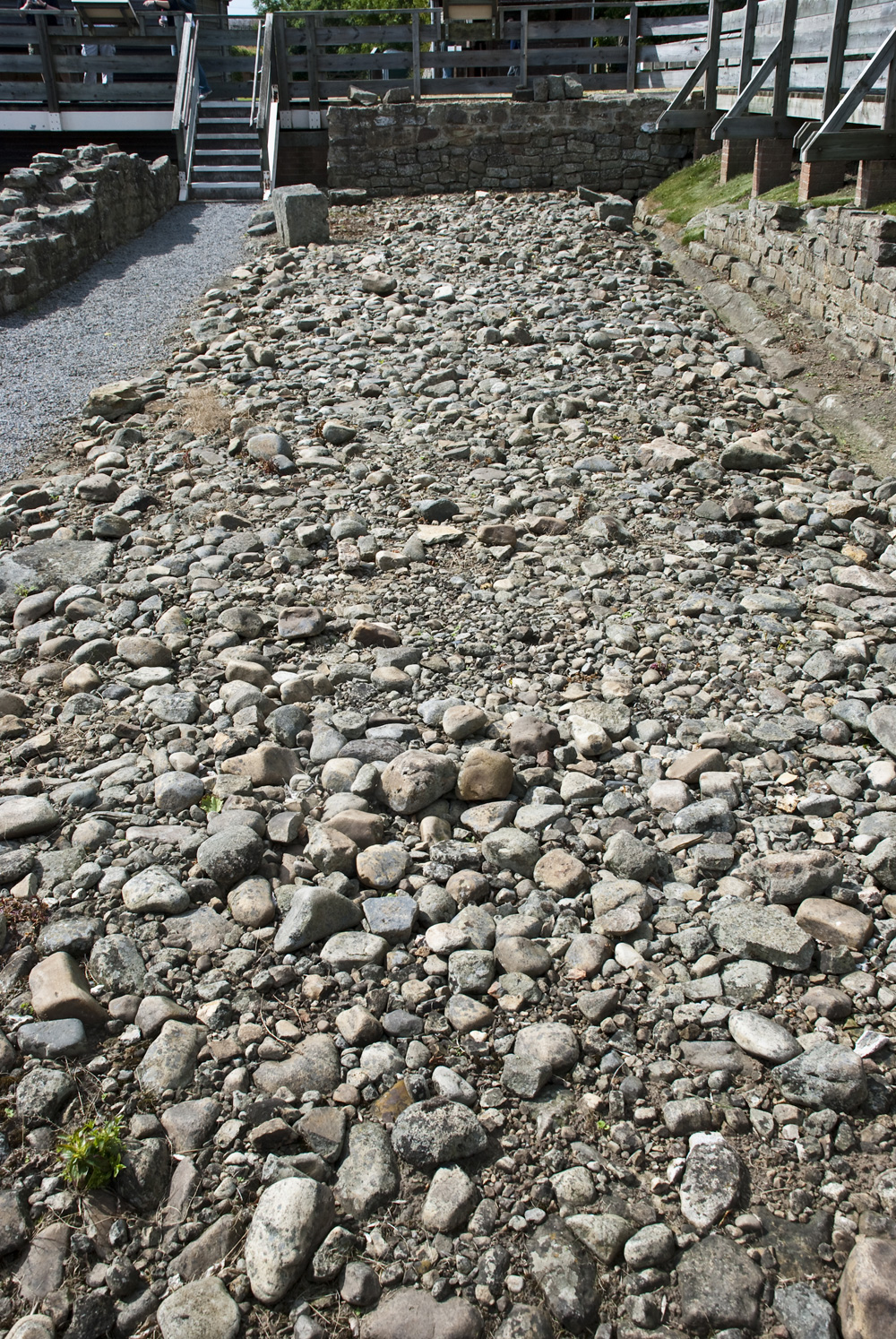 Remains of an old street
