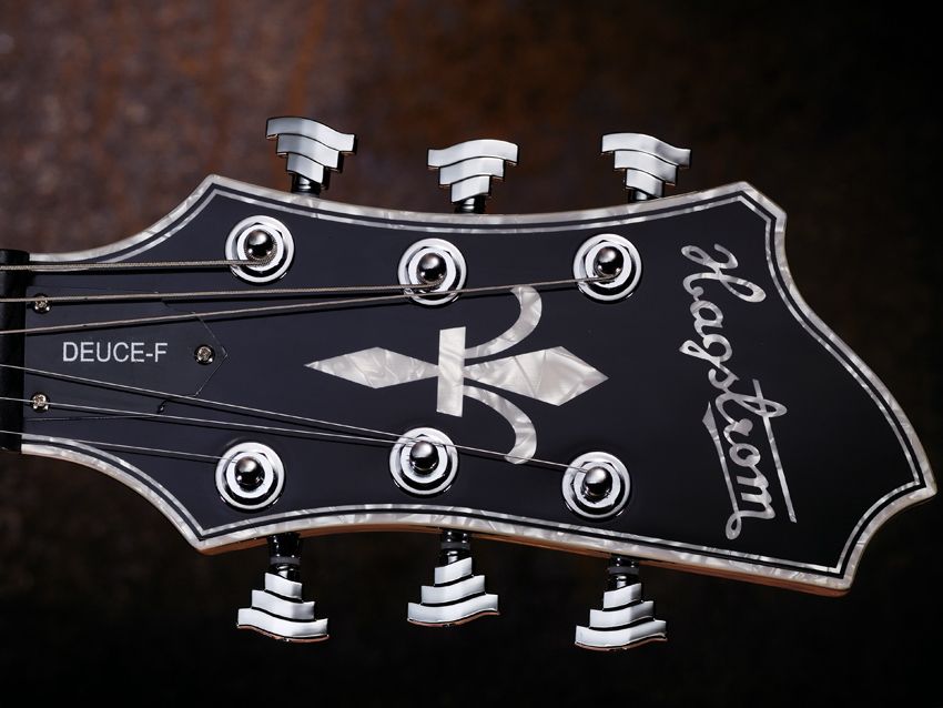 ...but its extra heft and oversized headstock deliver phenomenal tone.