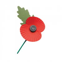 Paper Poppy - £2Show your support with the classic paper poppy. 100% of the profits from this £2 Paper Poppy will be donated to The Royal British Legion