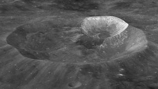 Wargo Crater, an impact crater on the northwest edge of Joule T crater on the side of the Moon is named for NASA's former chief exploration scientist Michael Wargo. Wargo made many contributions to exploration science in his 20-year career with NASA.
