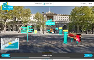 Explore an alternative, digital version of London with Studio Output's Cartograph installation
