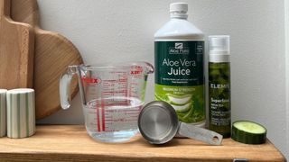 an image of ingredients used for a DIY face mist