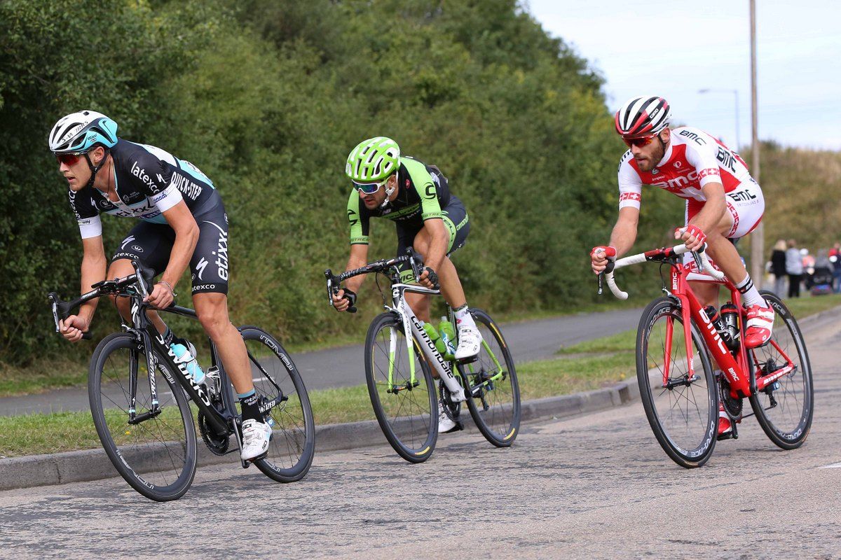 Matteo Trentin (Etixx-Quick Step) in the breakaway
