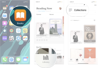 Add New Collection In Books iOS 15: Launch Books app, tap library tab, and then tap collections.