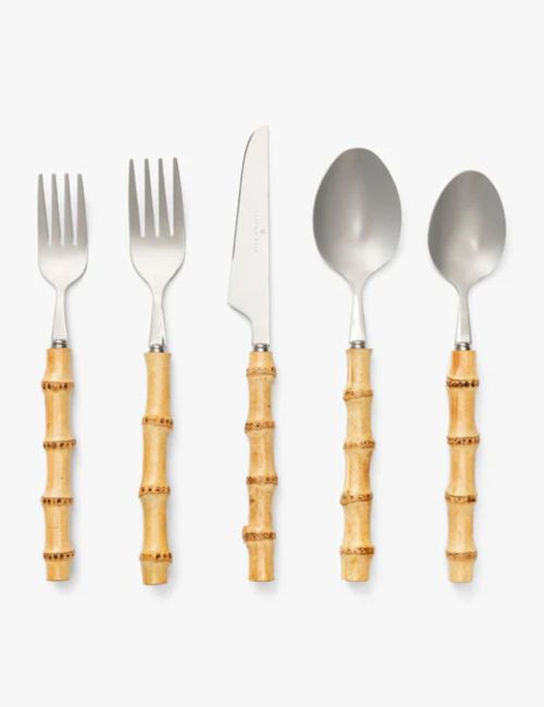 Bamboo Stainless Flatware (set of 5)