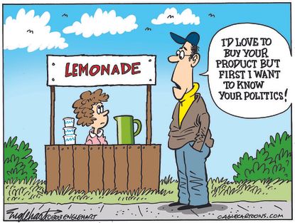 Editorial Cartoon U.S. lemonade stand politics