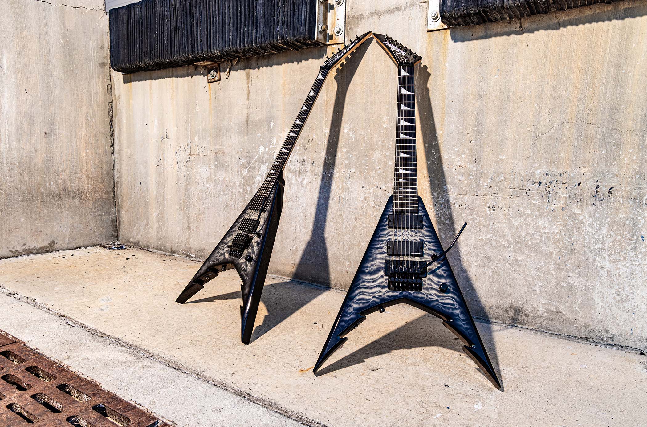 Jackson Pro Series Cory Beaulieu King V: refreshed with quilt maple top, signature Seymour Duncany pickups and offered in six and seven-string versions – both with a Floyd Rose vibrato.