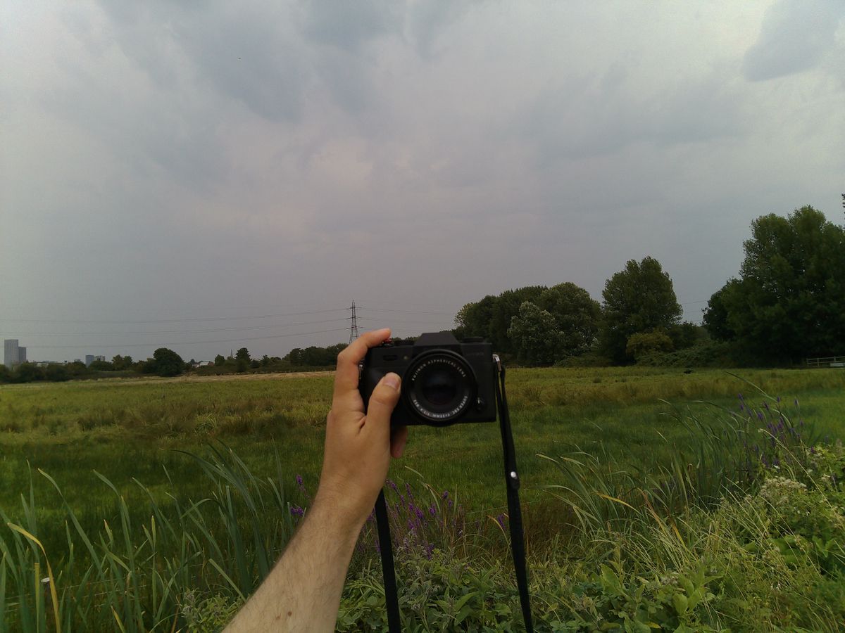 Sample image captured with iVue The Glide camera glasses
