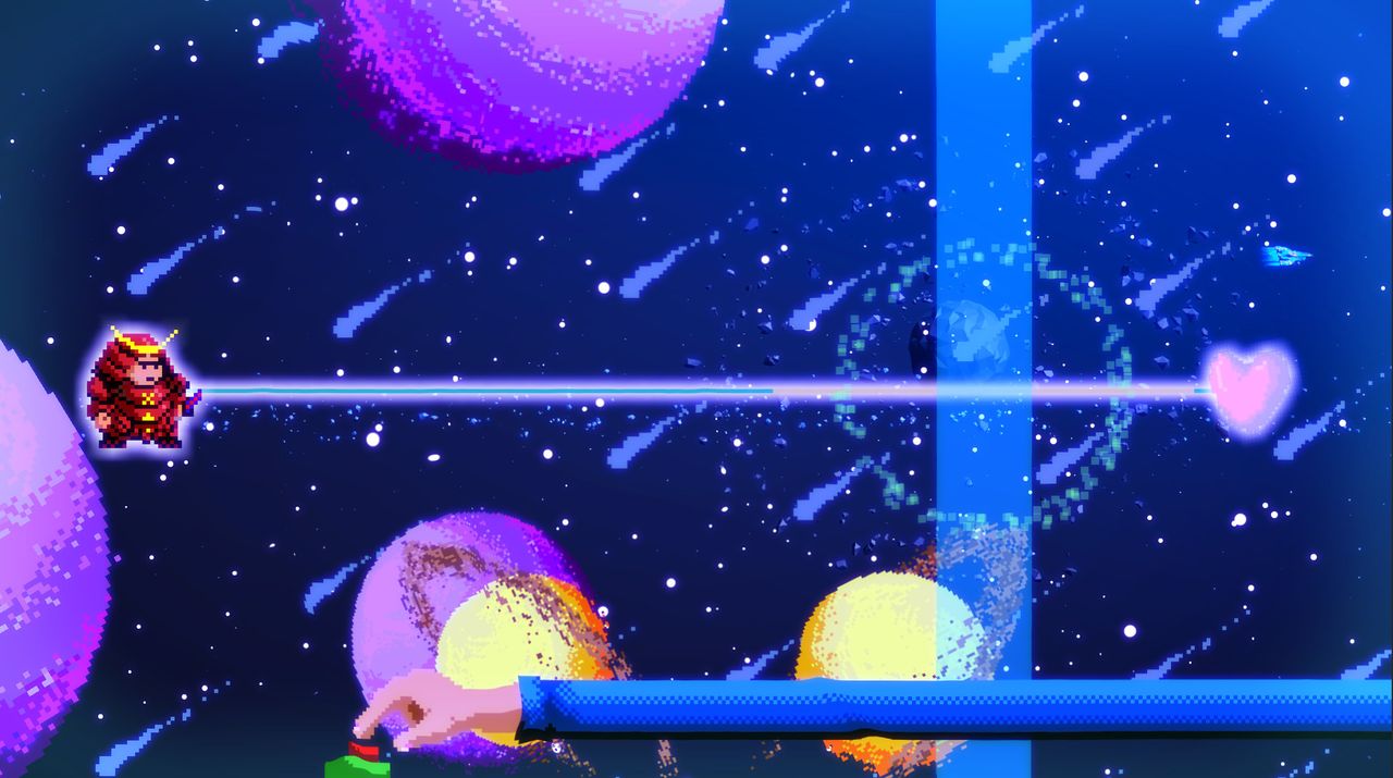 One of the coolest rhythm games I've ever played—with distraction mechanics straight out of those fake mobile ads—is finally coming out of early access