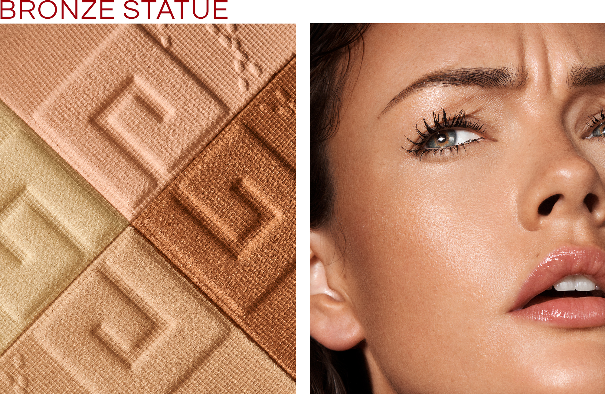Lived-in bronze makeup looks