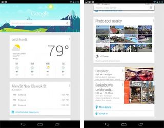 Google Now Android screenshot