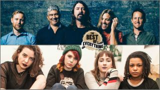 A photo of the foo fighters and the Nyx