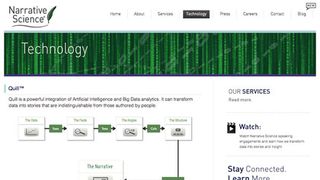Automated writing software like Narrative Science's Quill can mimic many parts of a journalist's job
