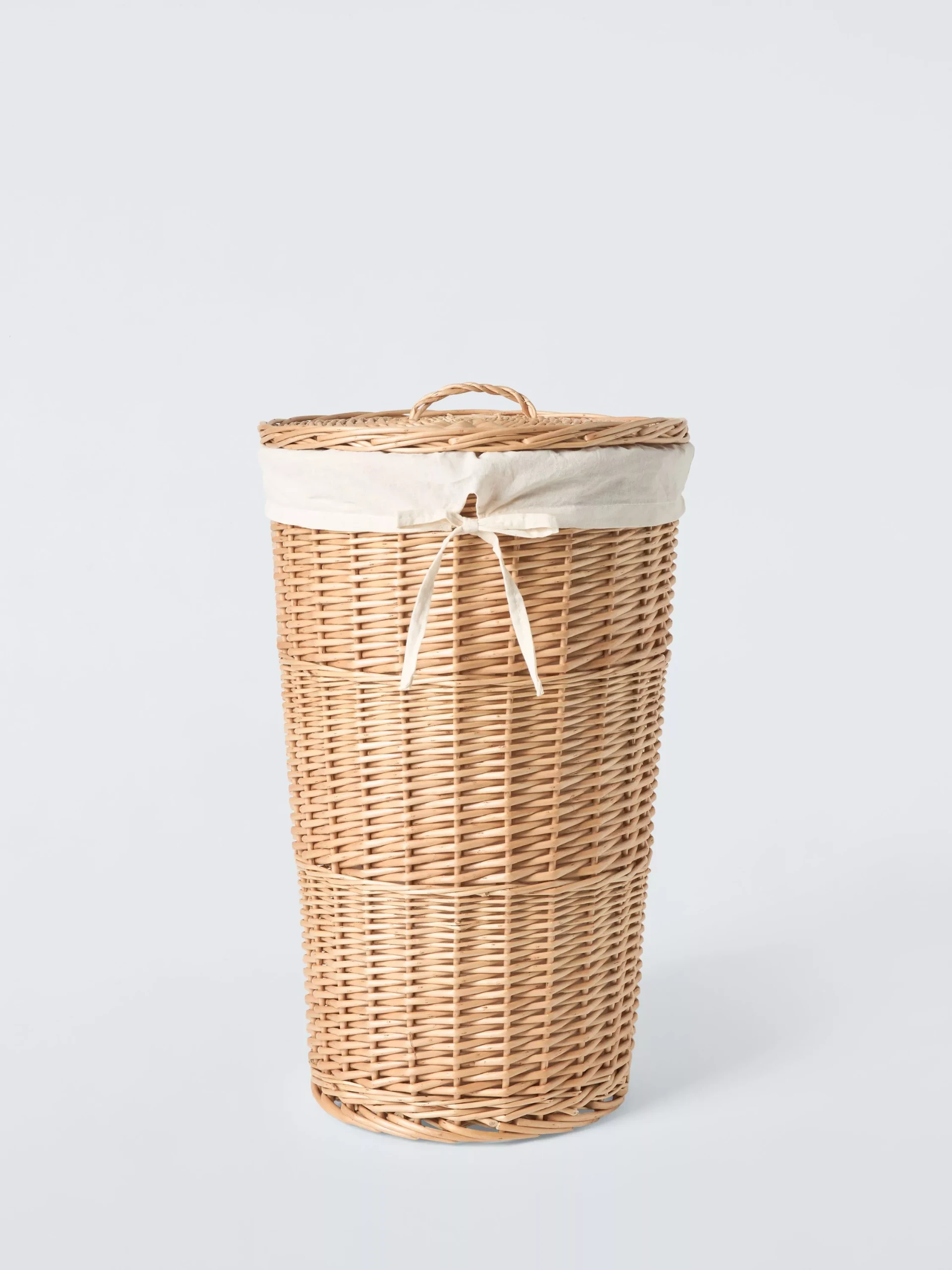 John Lewis Round Wicker Laundry Basket