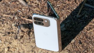 Google Pixel 9 Pro Fold angled view of back
