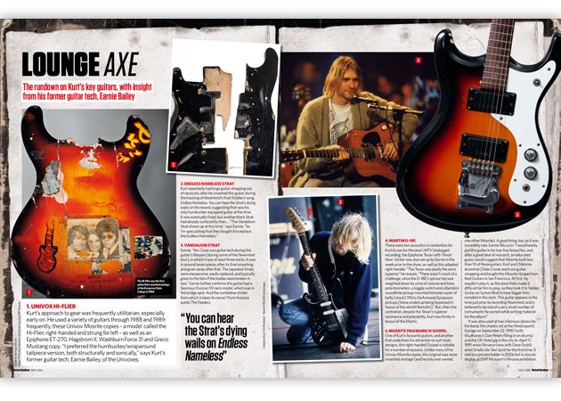 ...Plus a detailed insight into Kurt's guitars and gear