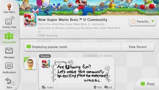 Thing that is only theoretically cool and actually a few updates from usefulness Miiverse