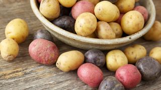 Rainbow potatoes