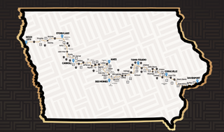 The 2023 RAGBRAI route