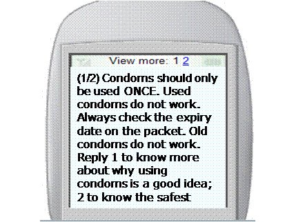 Google SMS - telling you the right way to use a condom