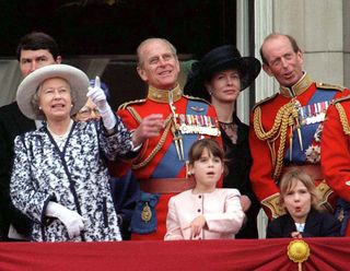 The Queen's birthday: Queen Elizabeth II and Prince Philip are joined on the balcony