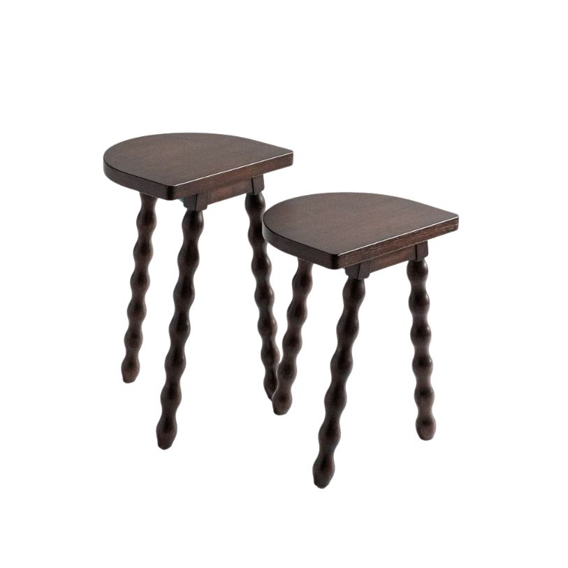 GreenRow, Half Round Nesting Tables, Set of 2