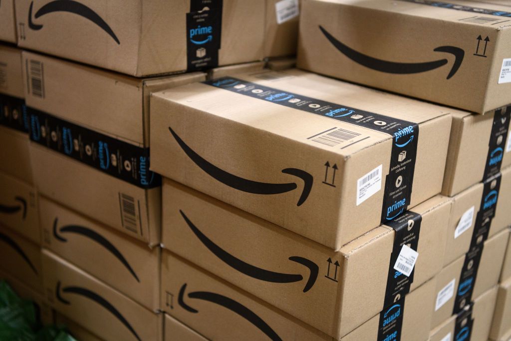 Amazon Prime branded packaging boxes