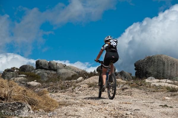 There was plenty of climbing to do today.